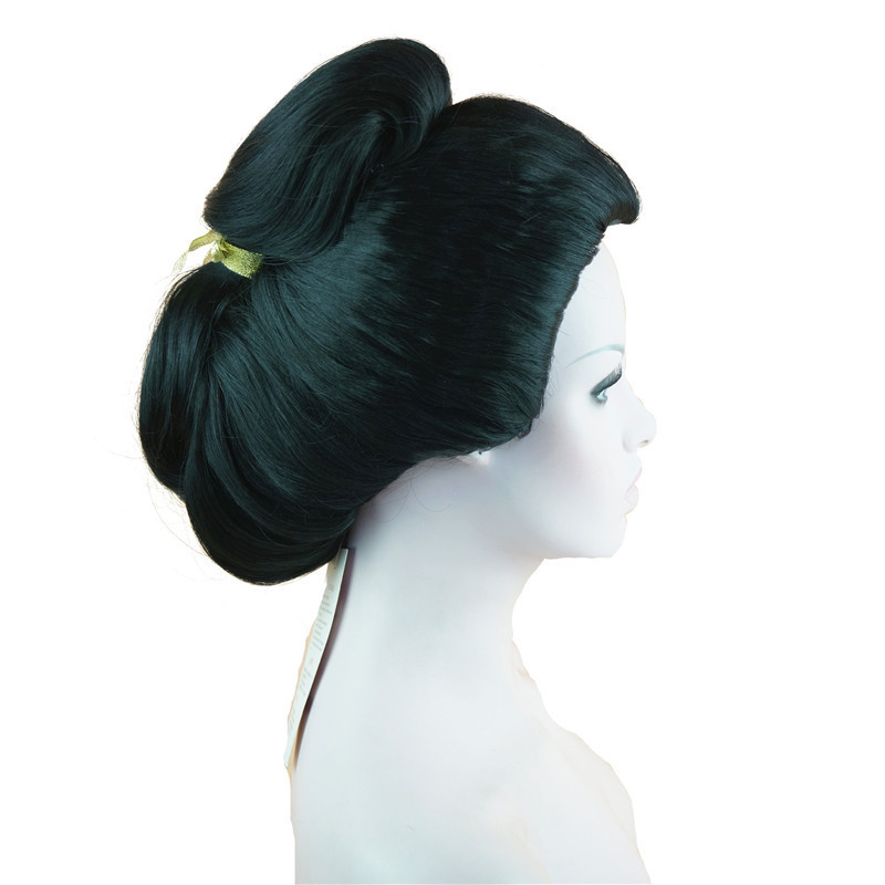StrongBeauty Japanese wig Cosplay Wig Synthetic Hair Black Hair Wig