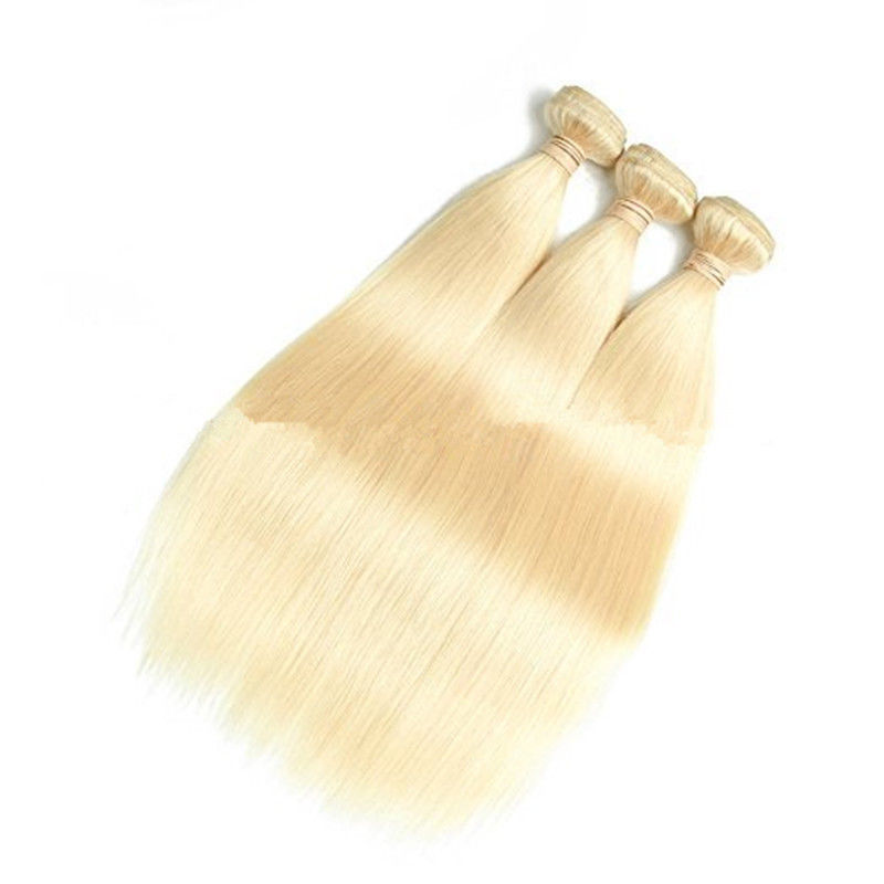 Russian Blonde 613 Body Wave Straight Deep Wave Quality Human Hair One Bundle