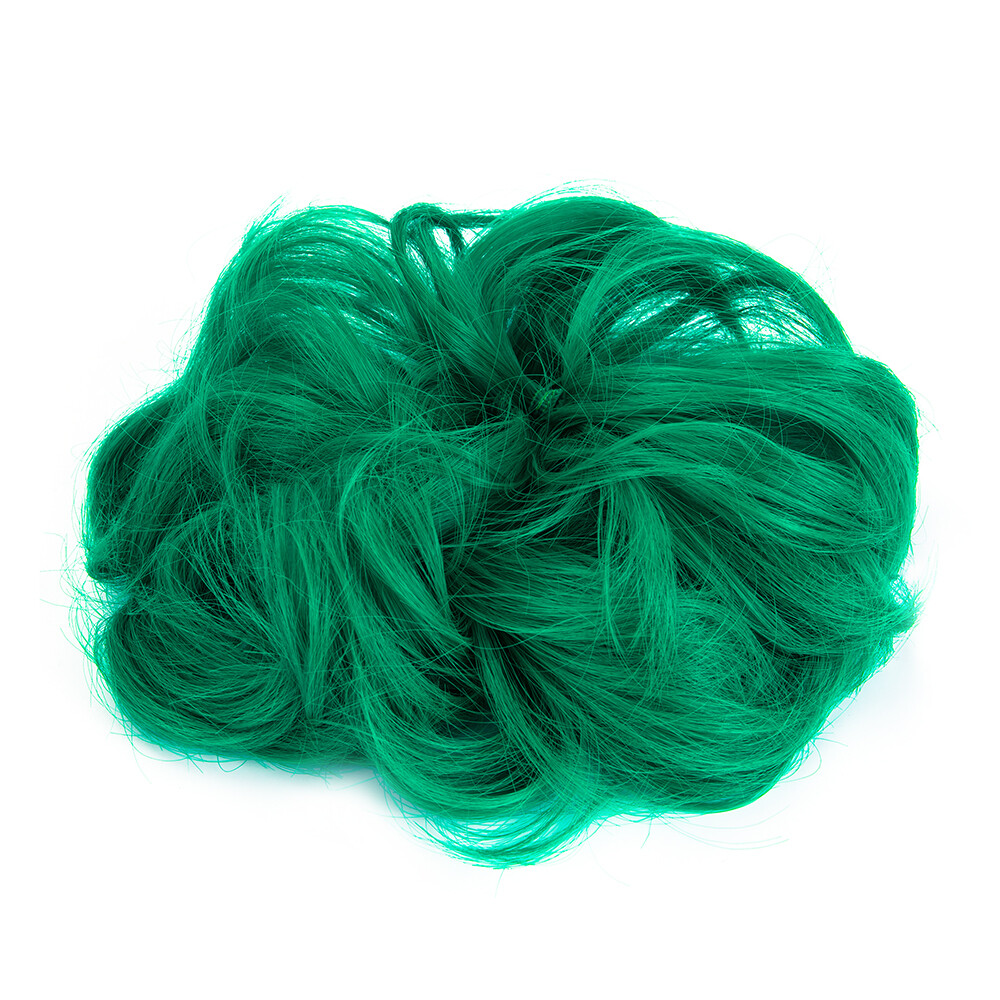 Curly Messy Bun Hair Piece Scrunchie Updo Cover Hair Extension Real As Human New