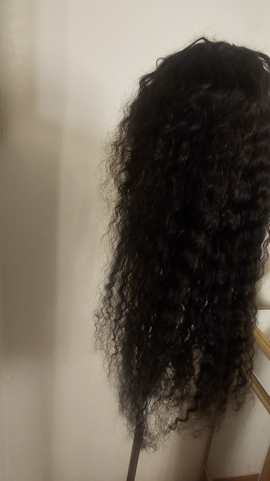 High Quality regular 24 ” waterwave 100% Virgin Human Hair Lace front Wig. 13×6
