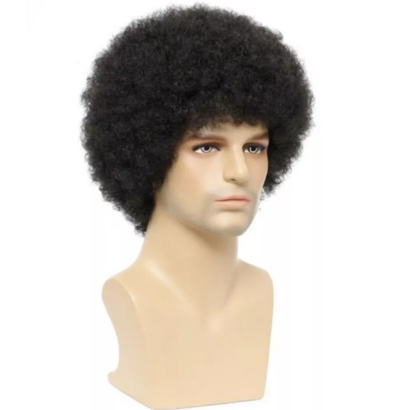 Afro Kinkly Curly Wigs Synthetic Wig for Black Men Synthetic Hair