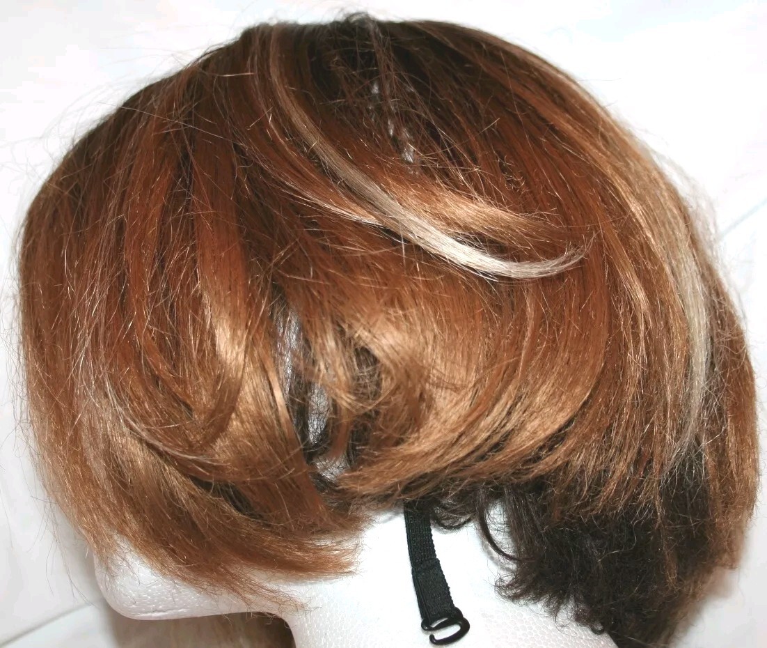EURO JAPANESE FIBER FULL WIG HAIR STRAIGHT BLONDE FROSTED AUBURN BROWN AVERAGE
