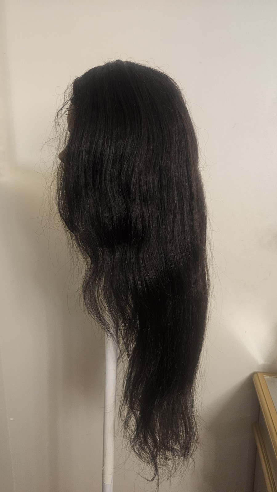 High Quality regular Top 26 to 28″ straight 100% Virgin Human Hair Lace Wig