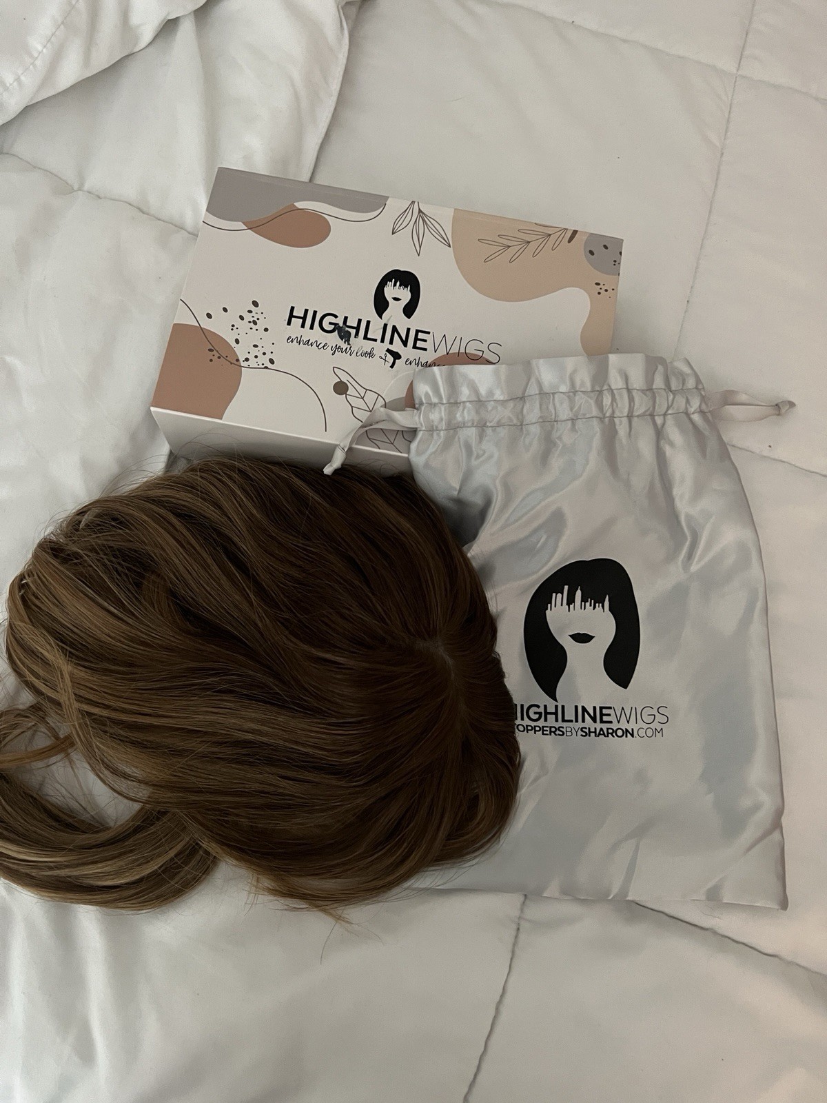 Highline Wigs Human Hair Clip-In Topper silktop Layered 20in