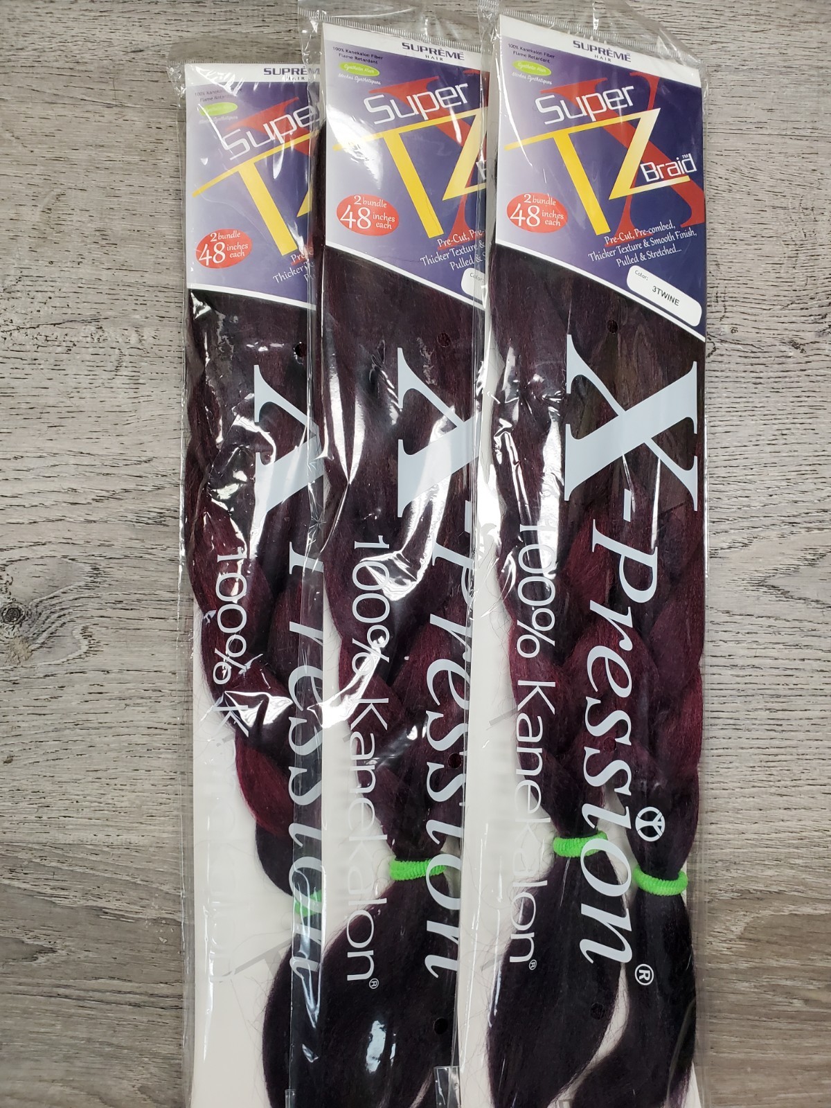 Supreme Super X TZ 2 Bundle 48” Synthetic Hair 100% Kanekalon [PACK OF 3]