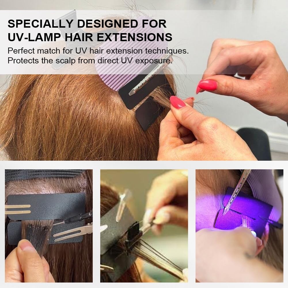 UV Lamp Hair Extension Tool Kit Invisible Hair Extensions 30g