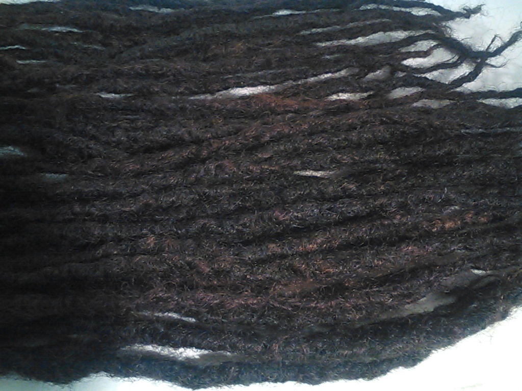 dreadlocks 100% Human Hair 3/4″ thick handmade 5 pcs 12 pcs 12″ big size 1b.