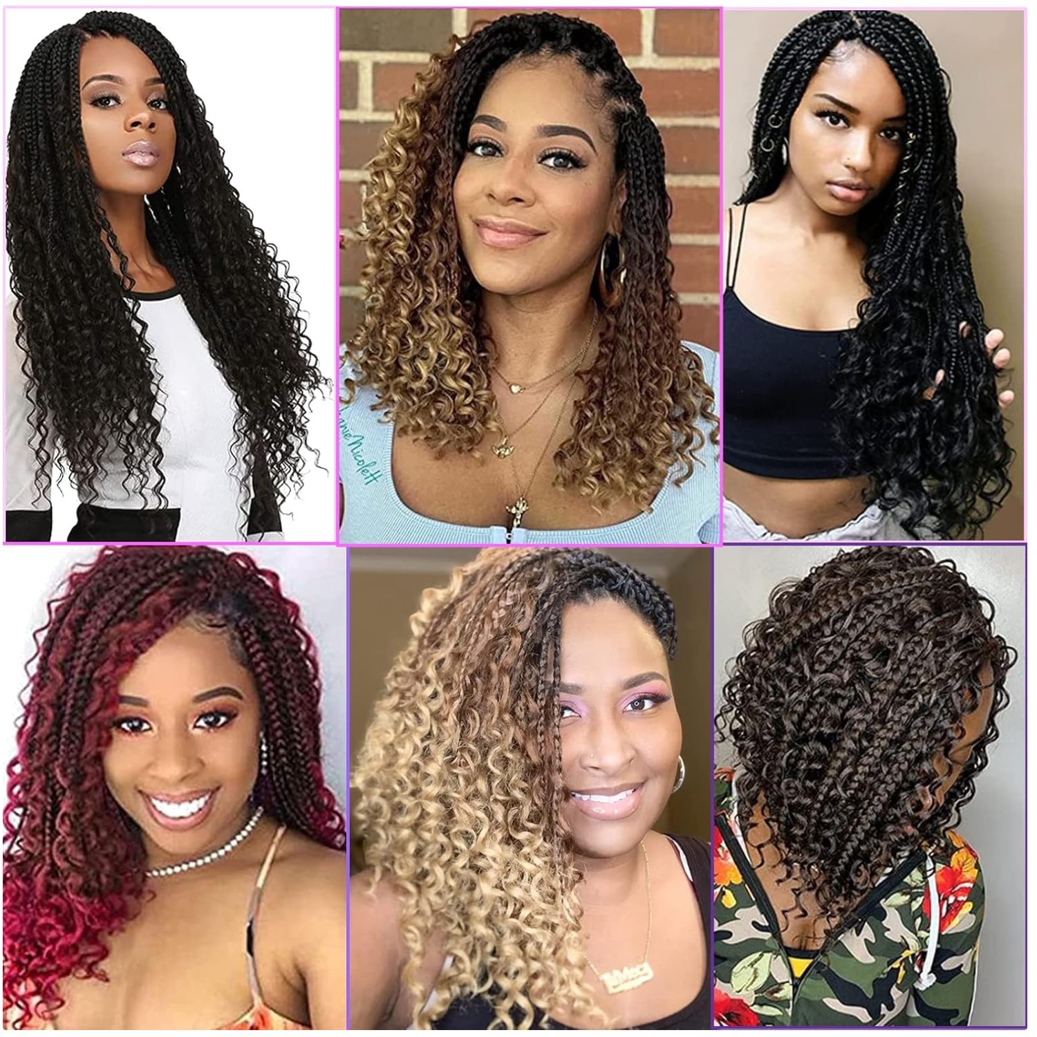 Tight & Silky Goddess Box Braids Crochet Hair – 8 Packs