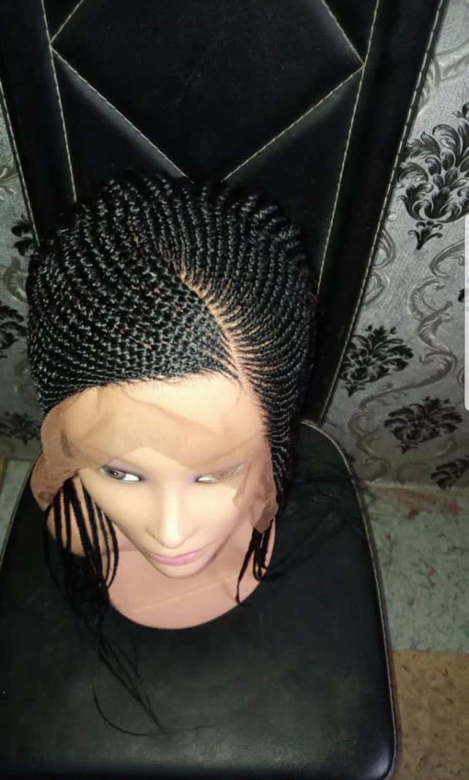 Braided Wig :Beautiful Slash braids cornrow wig.Pre- order only 2-3WEEKS