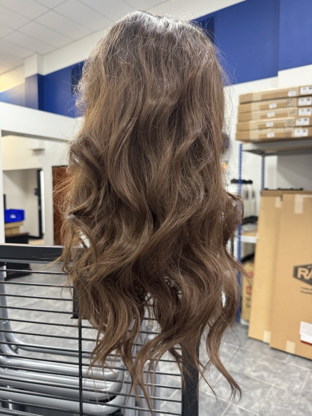 Wig Synthetic Hair by JB Ext – Manda- Medium Brown With Bangs