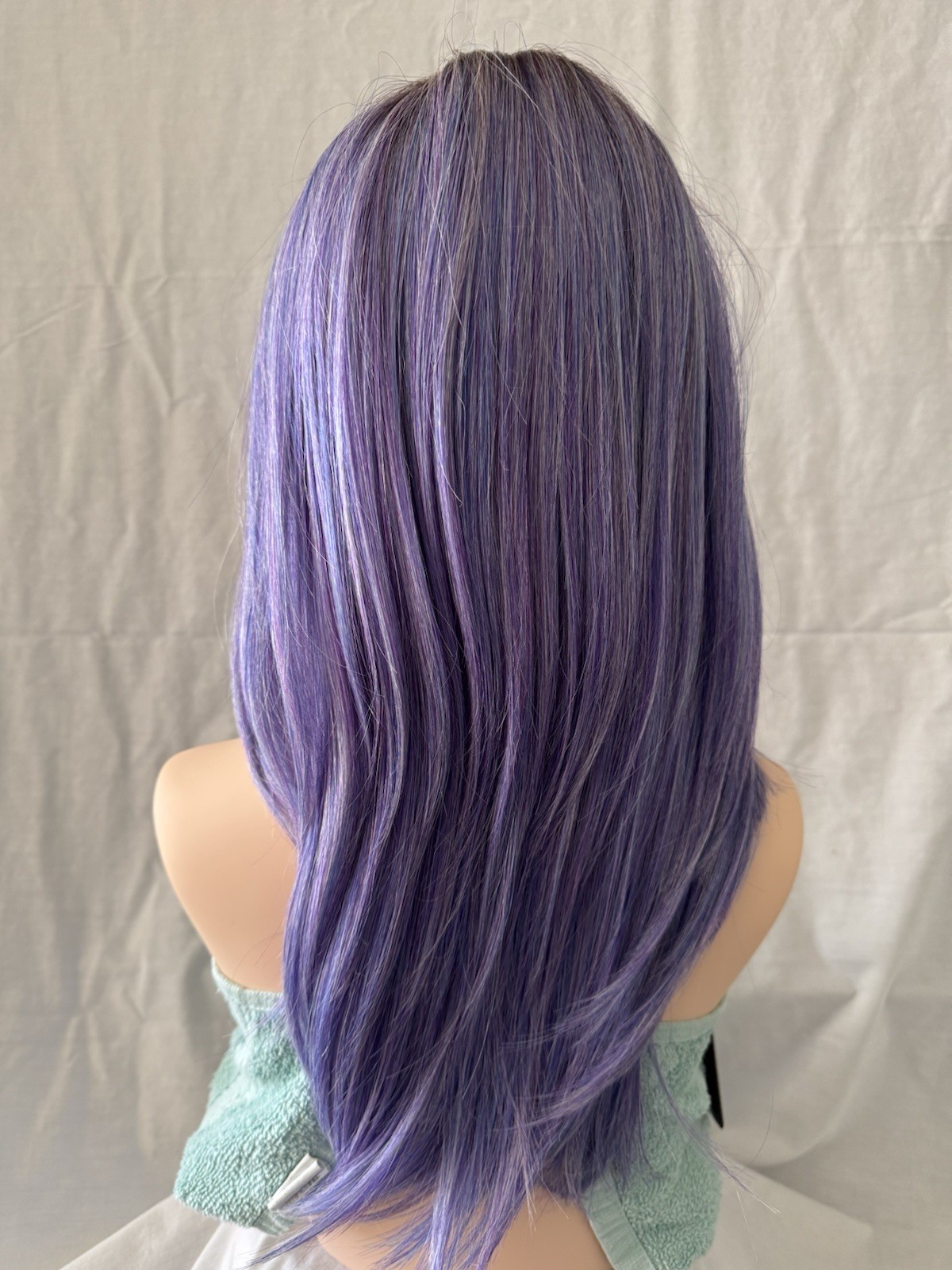 BELLE TRESS DOLCE & DOLCE WIG STARDUST WIG BNWT STUNNING VIOLET PURPLE/BLUE