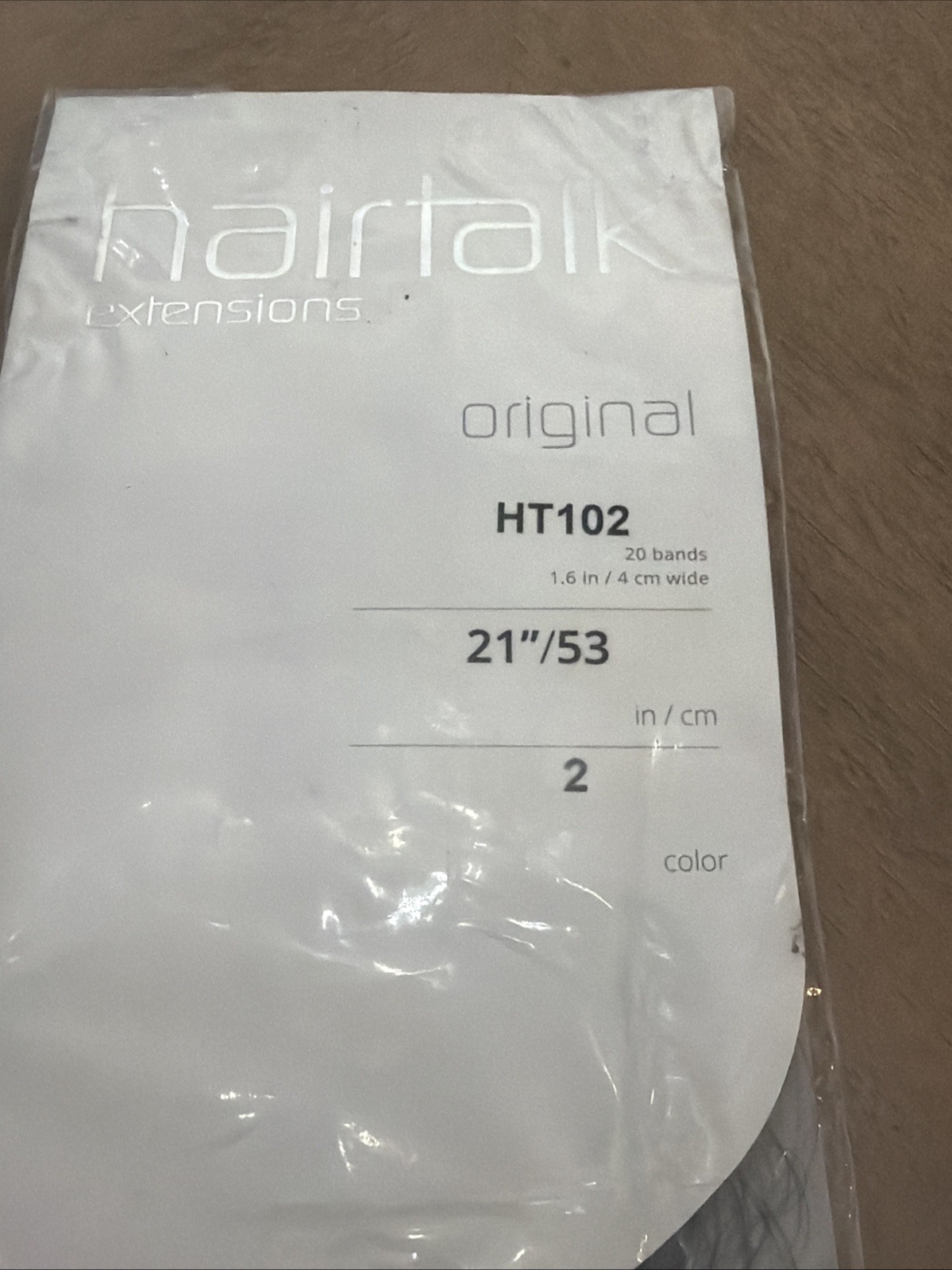 Hairtalk Extensions Original Tape-Ins Color 2- 21in 20bands