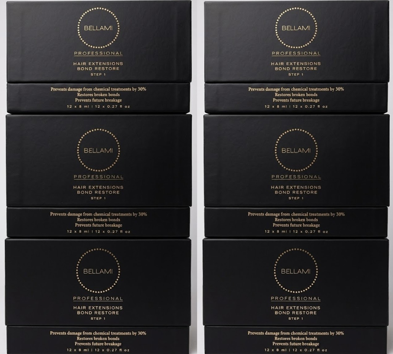 Lot Of 6 Bellami Professional Scalp Detox Treatment Hair Extensions 12 x 14.5ml
