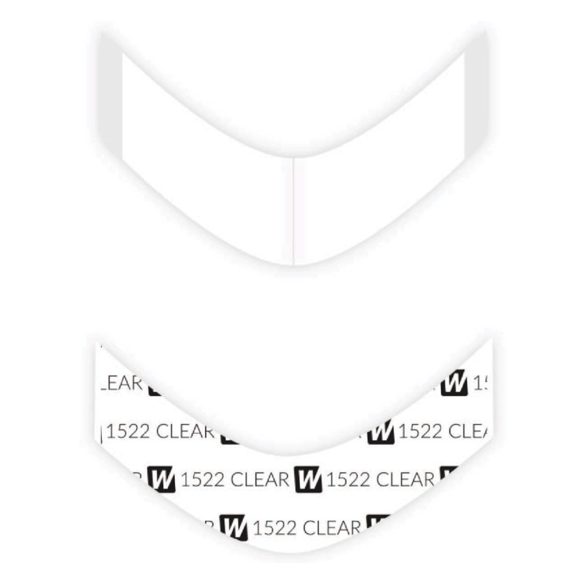 Walker 3M 1522 Daily Wear Poly Wig Adhesive A Shape Toupee Hairpiece Tape 108Pc