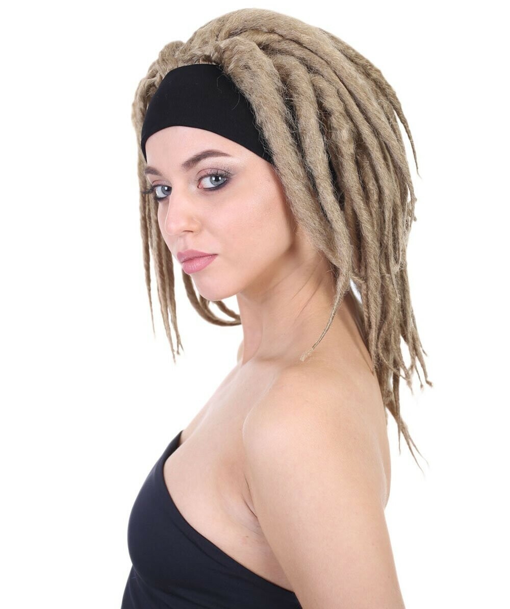 Adult Women’s Deluxe Brown Dreadlocks Wig,HW-1522A