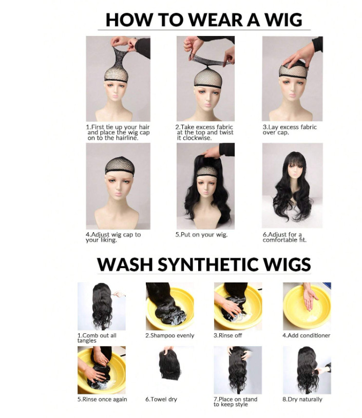 Women Grey Shawl Large Wave Roll Hair Fashion Women Synthetic Wig