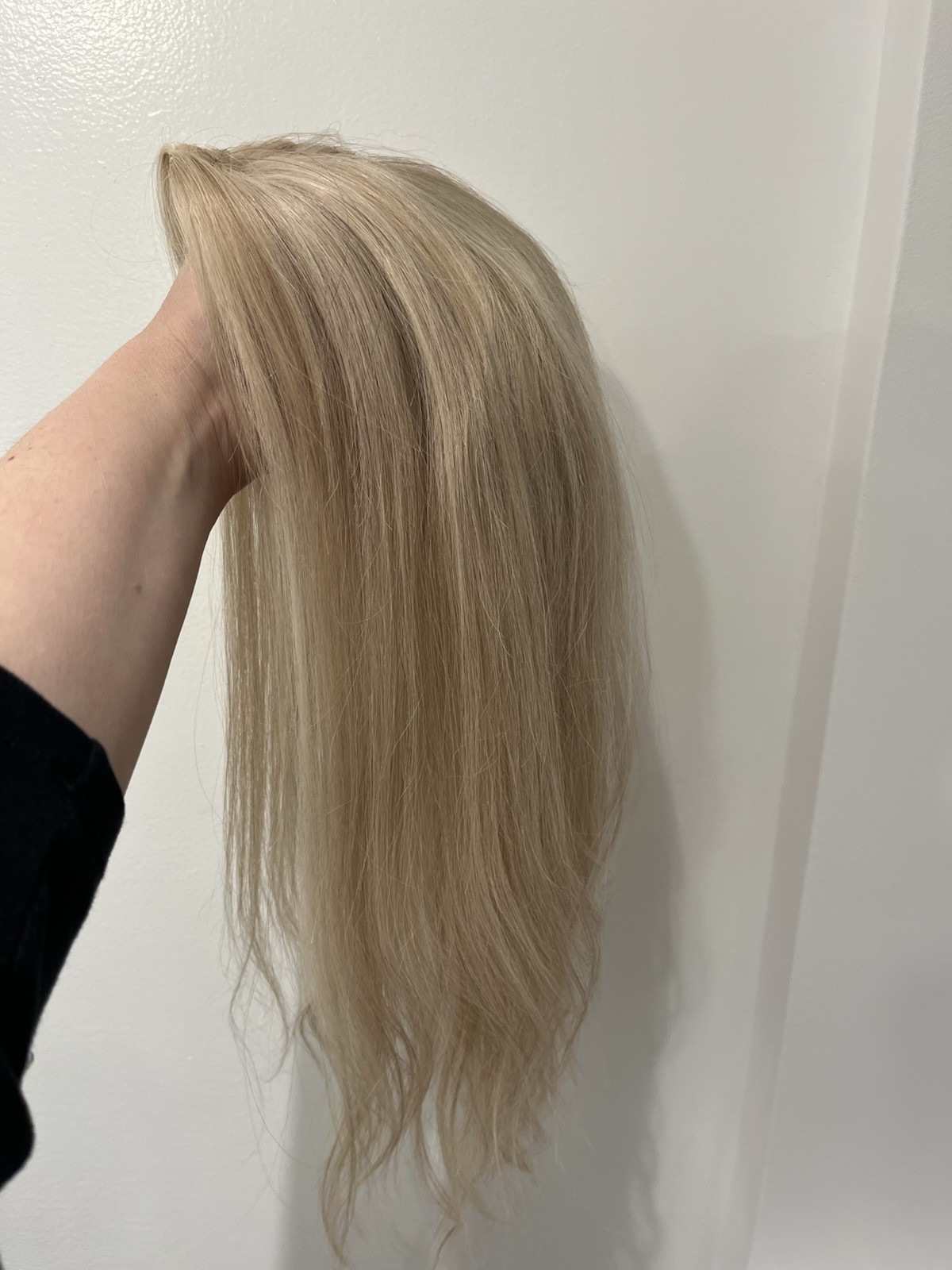 HaloCouture Fall Topper Rooted Color 1424 Medium Warm Blonde w/ Blonde Highlight