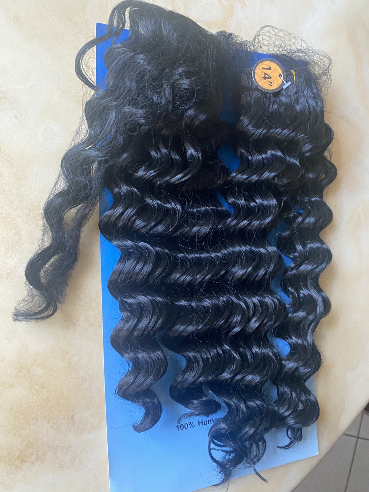 HAIRTREND SYNTETHIC HAIR ALL IN ONE DEEP WAVE 12 12 14 14 &”12 CLOSURE COLOR 1B