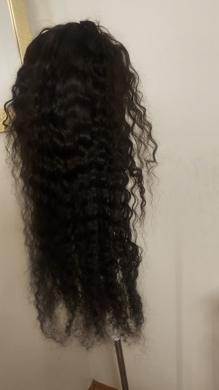 High Quality regular 24 ” waterwave 100% Virgin Human Hair Lace front Wig. 13×6