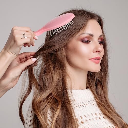 2 Pack Stainless Steel Wig Wire Brush & Combs for Wigs, Extensions, Hair Care