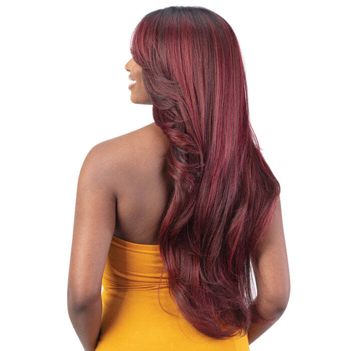 Shake-N-Go Freetress Equal Synthetic Curtain Bang HD Lace Wig – BOMBSHELL