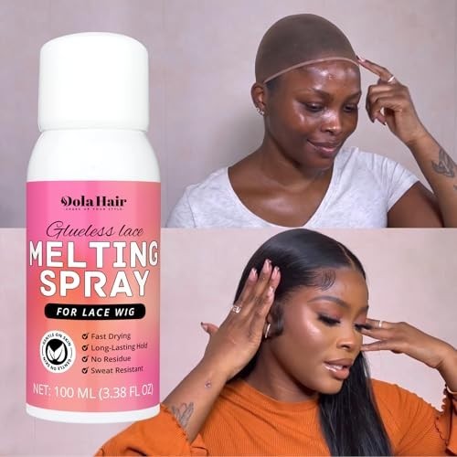 Wig Glue Spray Lace Melting Spray Kit 100ml Front Lace Wig Install Kit Adhesive