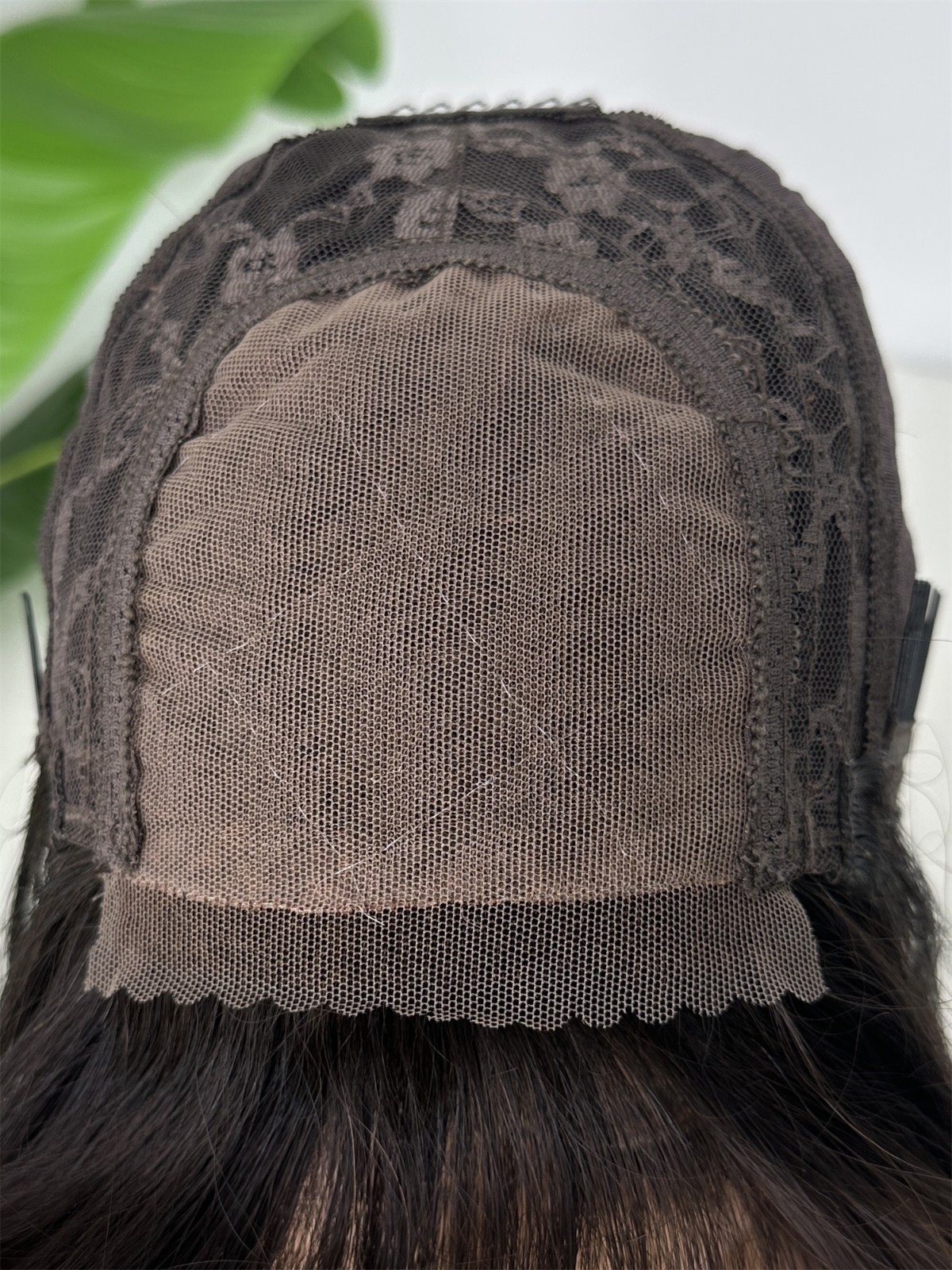 Pre-cut Lace 10in Bob With Bangs 4×4 Silk Top Lace Front Wig 100% Human Hair