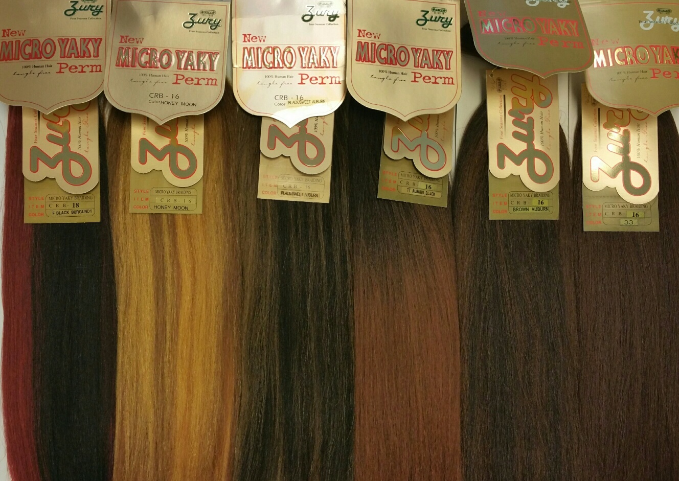 Zury 100% Human Hair for Weaving – MICRO YAKY PERM(COARSE TEXTURE) 10″