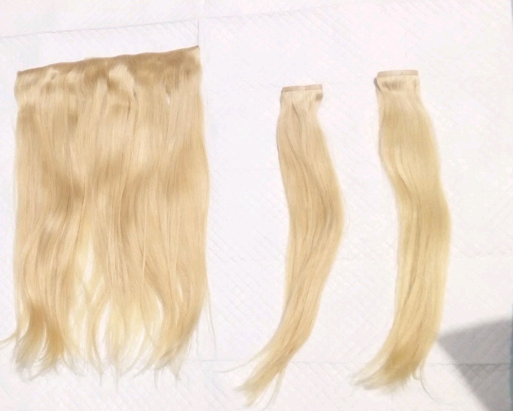 Bellame Instant Volume Halo Hair Extensions Kit 140g 16″ #613 Beach Blonde