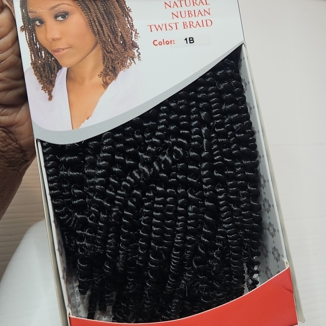 Original Natural Nubian Twist Braid 100% Kanekalon 2X BraidingHair Elastic Twist