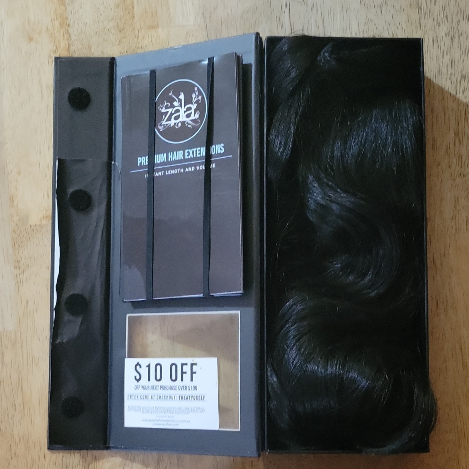 Zala Remy Human Hair Weft Extension Black Body Wave 21-30 in, 1 Weft