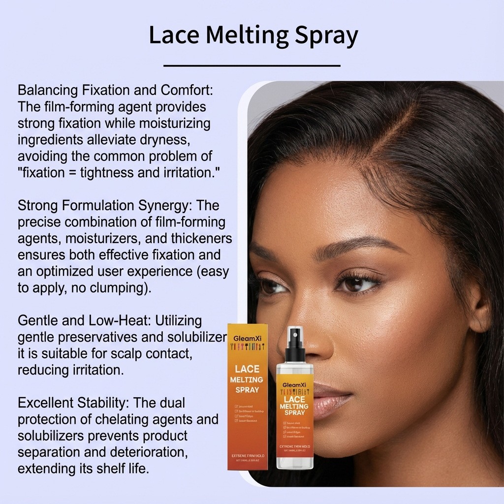 Lace Melting Spray, Melting Spray for Lace Wigs, Lace Bond Adhesive Spray 100ml