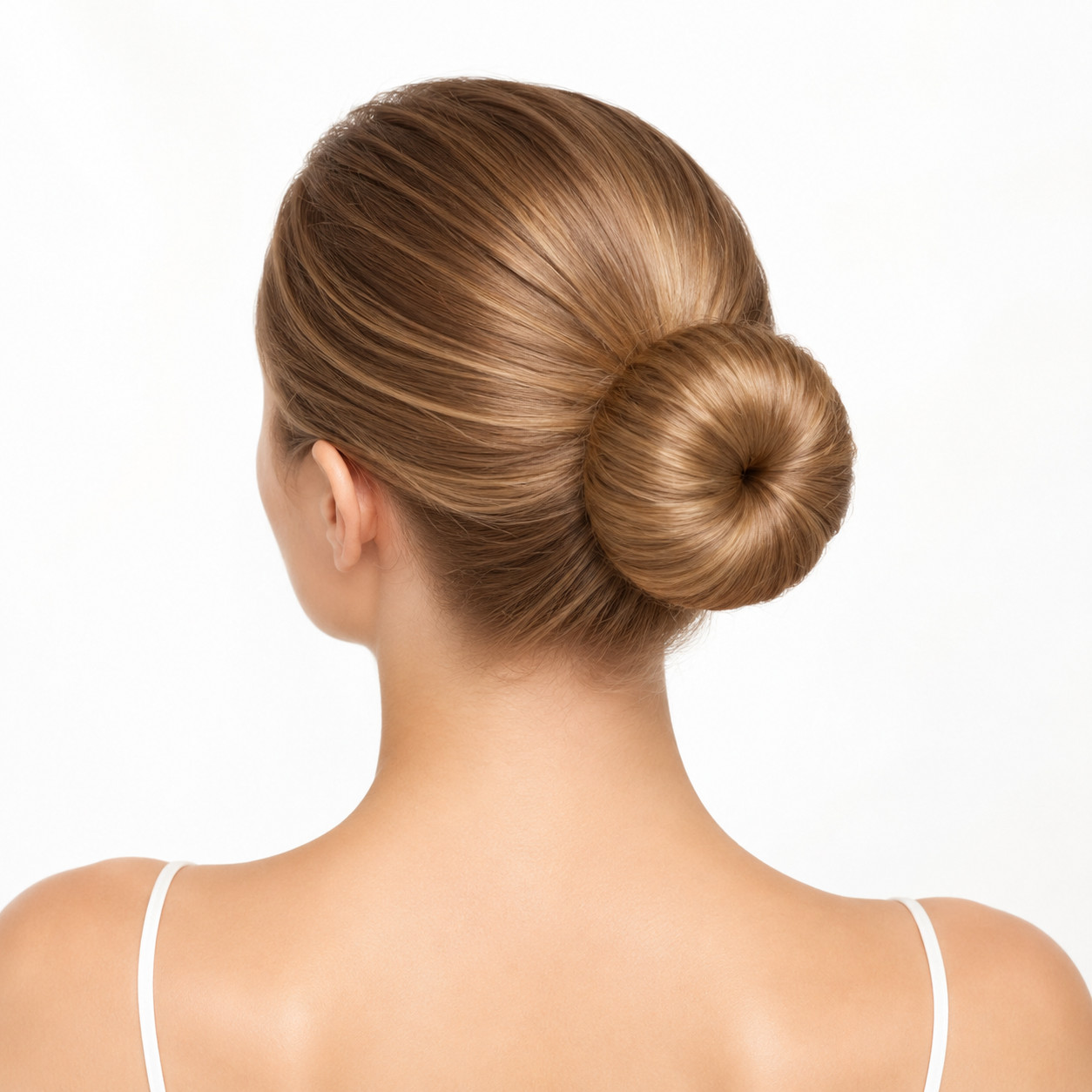 7 Inch Hair Donut Bun Maker 3 Pack Light Brown Jumbo Updo Shaper
