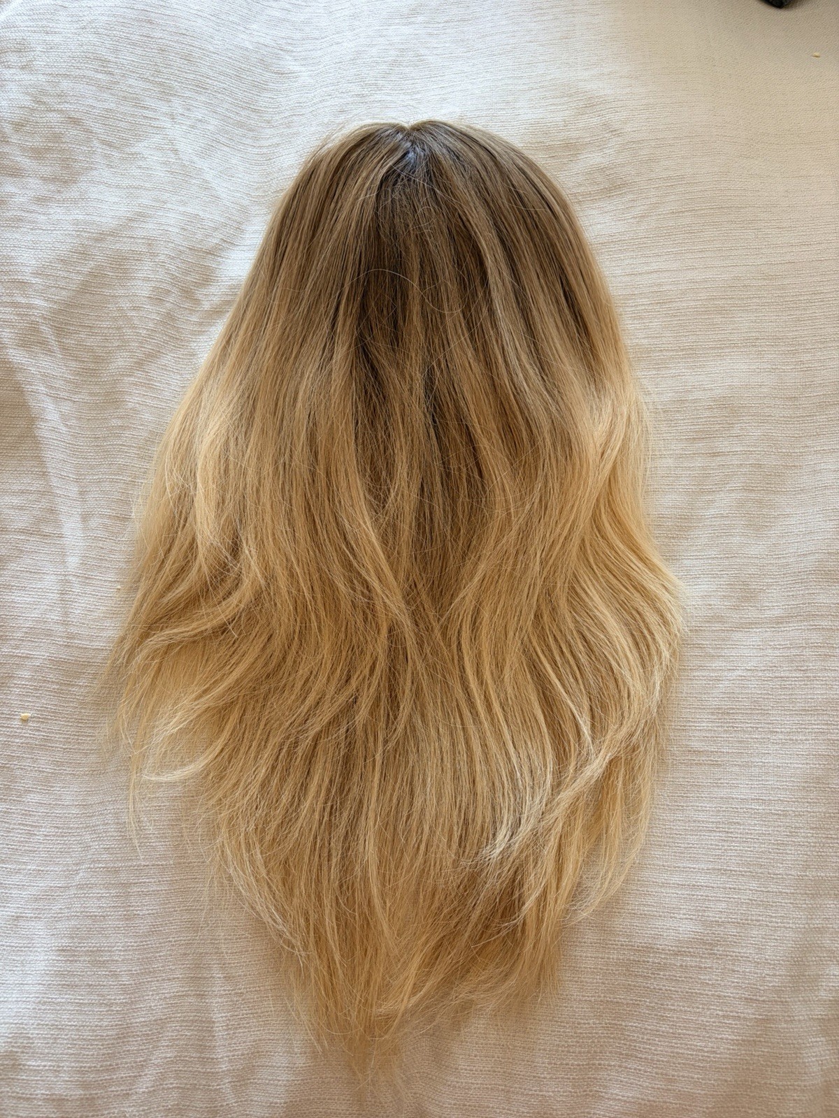 Milano Collection Gisele 24” Platinum Blond Human Hair Wig, Medium Clip-In