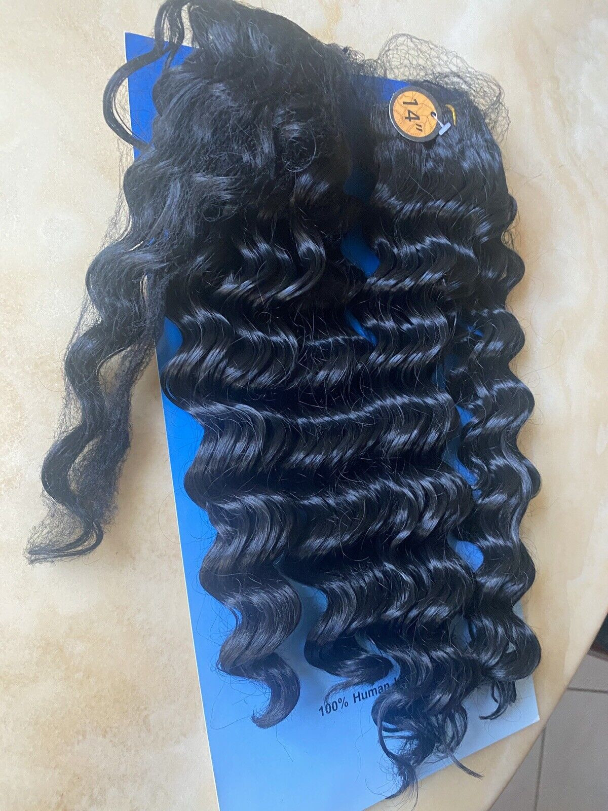 HAIRTREND SYNTETHIC HAIR ALL IN ONE DEEP WAVE 12 12 14 14 &”12 CLOSURE COLOR 1B