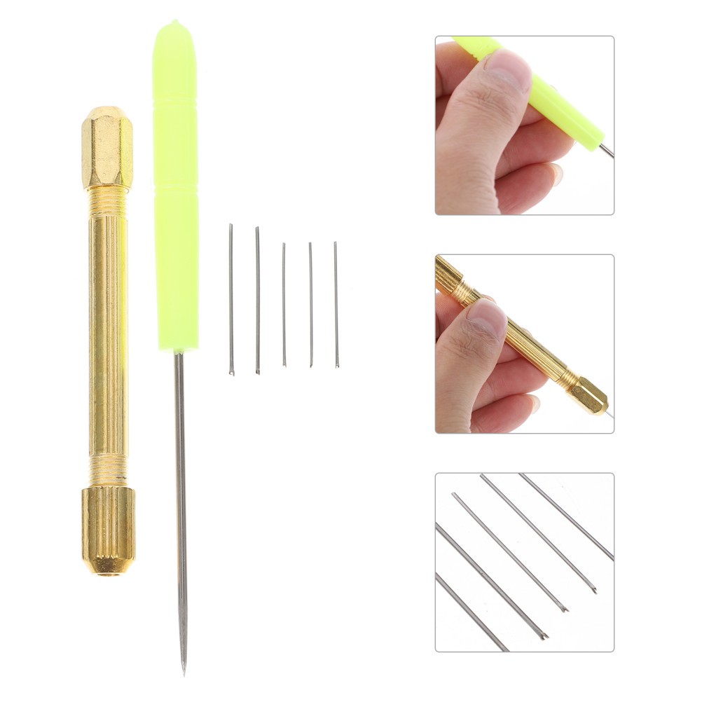 7 PCS Jewellery Making Kit Rooting Hair Tools Crochet Hook Needles