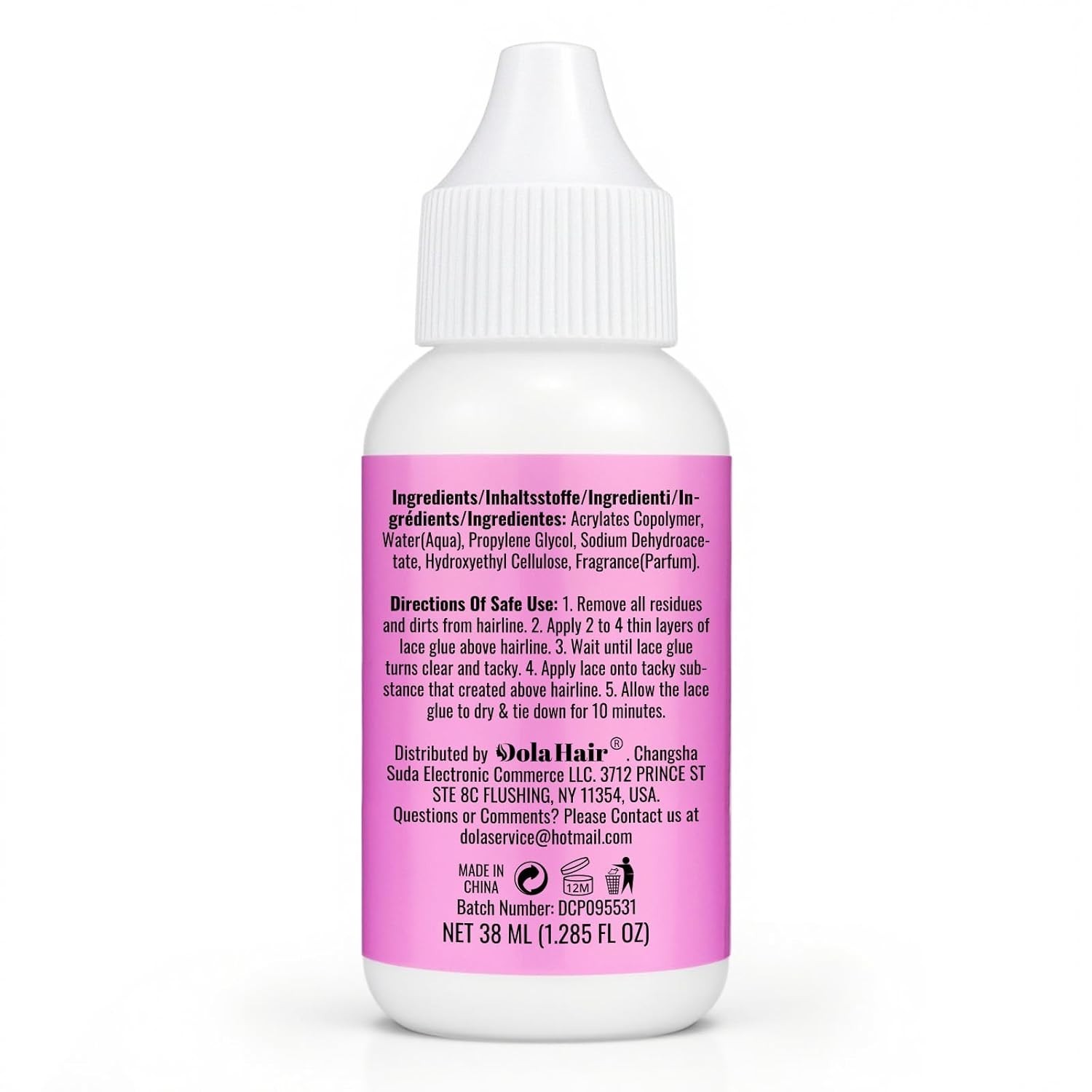 Lace Glue, 1.3 Ounce, Waterproof, Extreme Hold, Invisible Bonding for Wigs & …