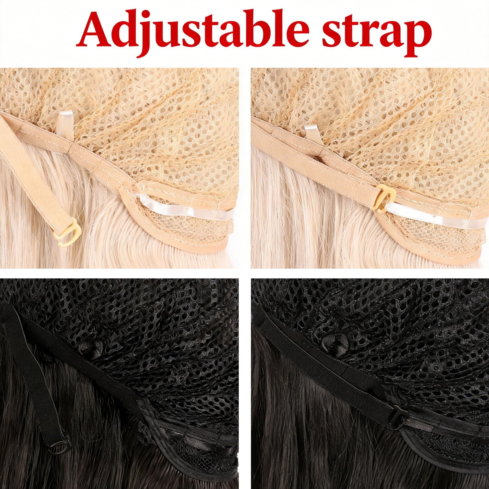 18 Inch/45 cm Layered Bangs Straight Synthetic Fiber Shoulder Length Hair Dai…