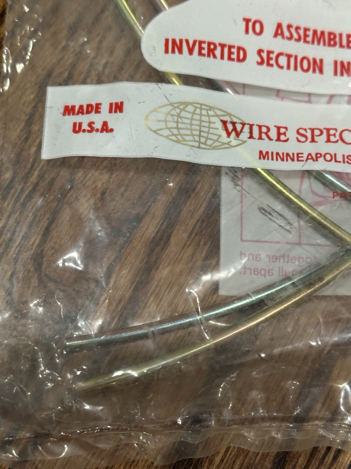 Vintage Wig Care Support Stand Portable Made In USA Wire
