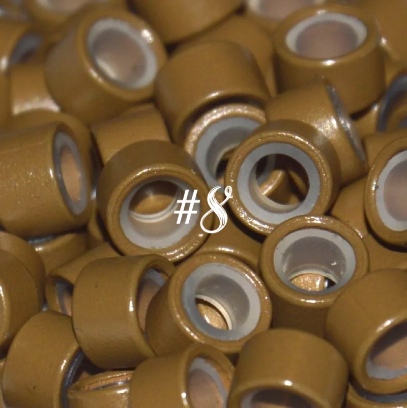 150/250/500/1000 4mm 4.5mm 5mm Silicone Micro Rings for Hair Extensions