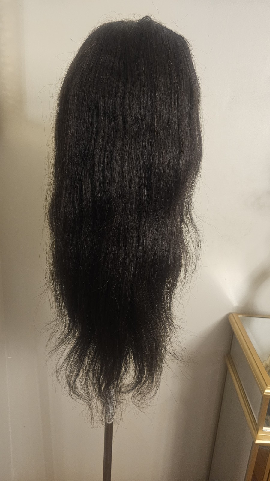 High Quality regular Top 26 to 28″ straight 100% Virgin Human Hair Lace Wig