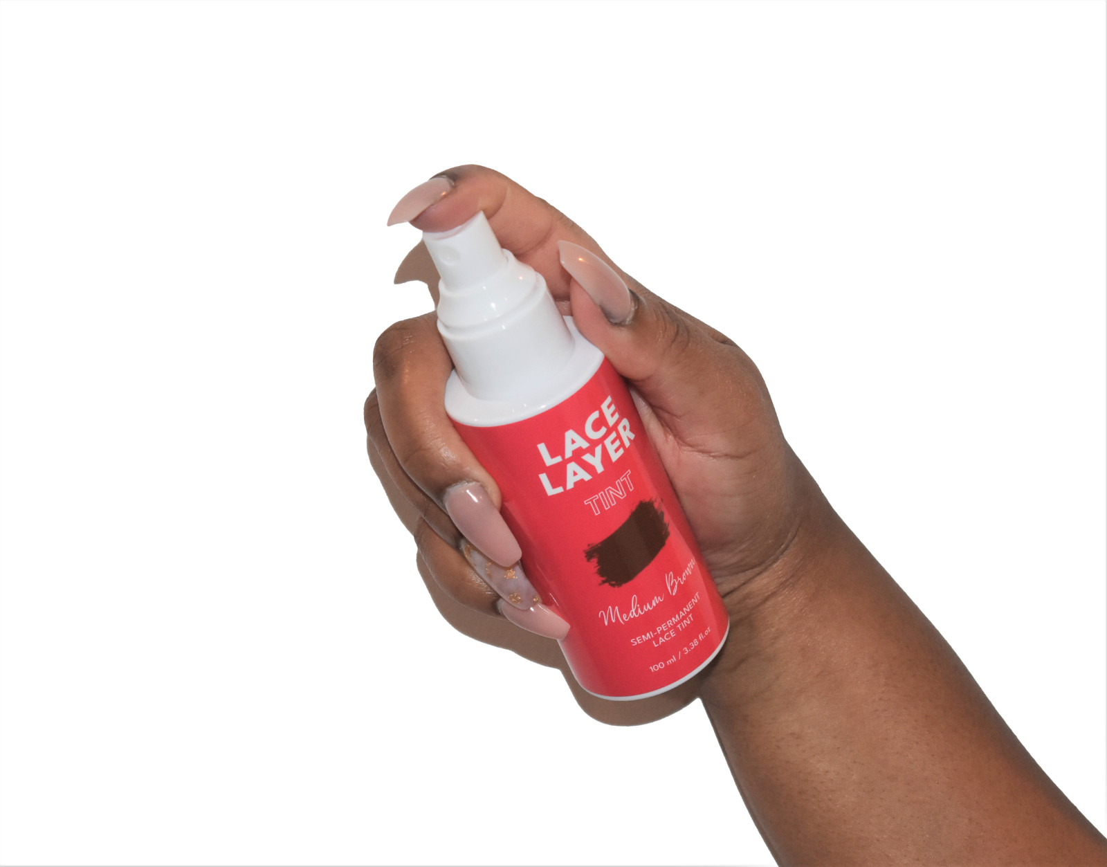 Lace Layer Lace Tint Spray for Lace Wigs Water Resistant Natural Look – 3.38 oz