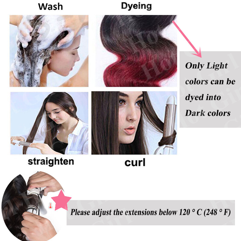 One Piece 5Clips In Remy Real 100% Human Hair Extensions 1/2Full Head Set USF
