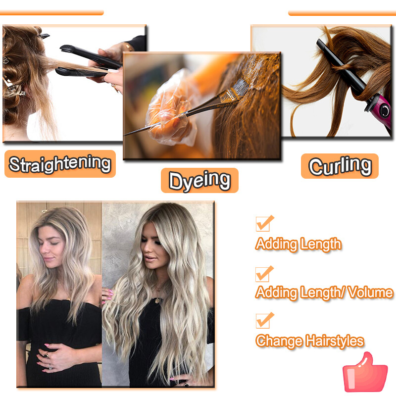 CLEARANCE Pre-Bonded Real Human Hair Extensions Glue Nail U Tip 100% Remy Hair