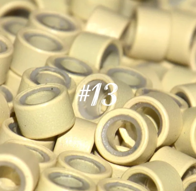 150/250/500/1000 4mm 4.5mm 5mm Silicone Micro Rings for Hair Extensions