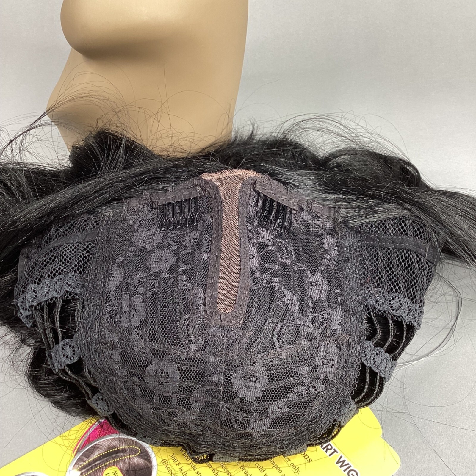 Slim Line SLW32 Wig #1 Jet Black Lace Part Heat Safe Synthetic Classic Cap