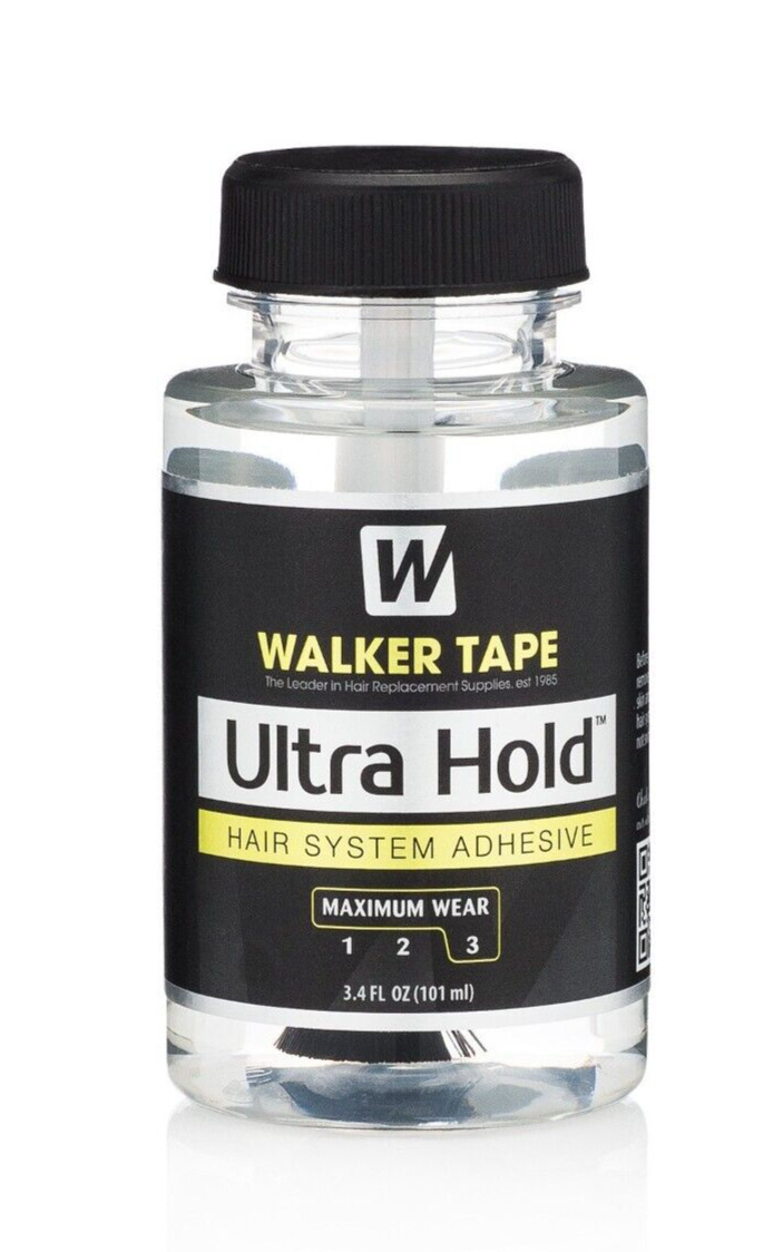 Walker Ultra Hold Adhesive Glue 3.4 oz/Bruh& 4 oz C22 Citrus Solvent Remover-New