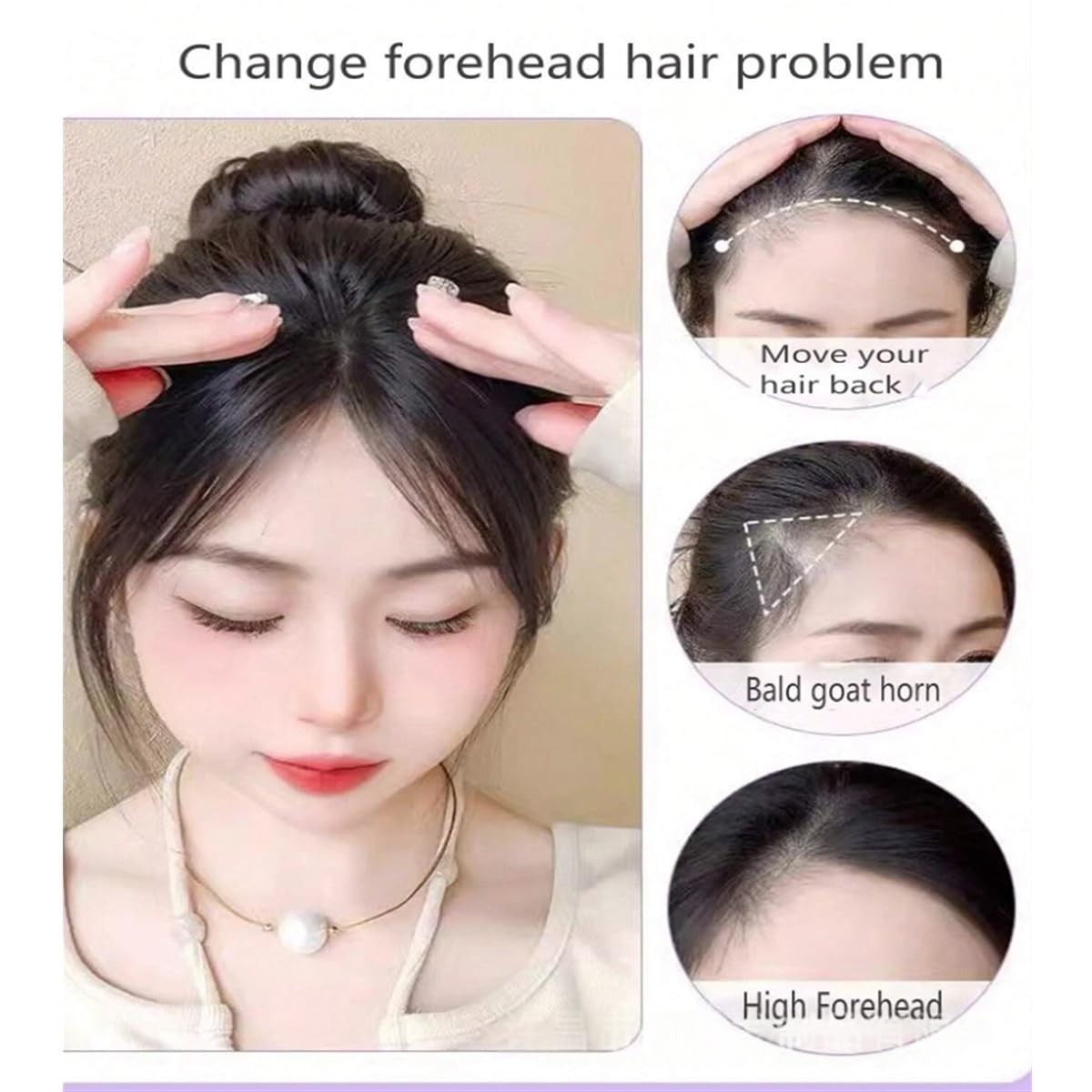 Bangs Hair Clip in Bangs Fringe w/ Temples Hairpieces Women Hair Bangs Extension