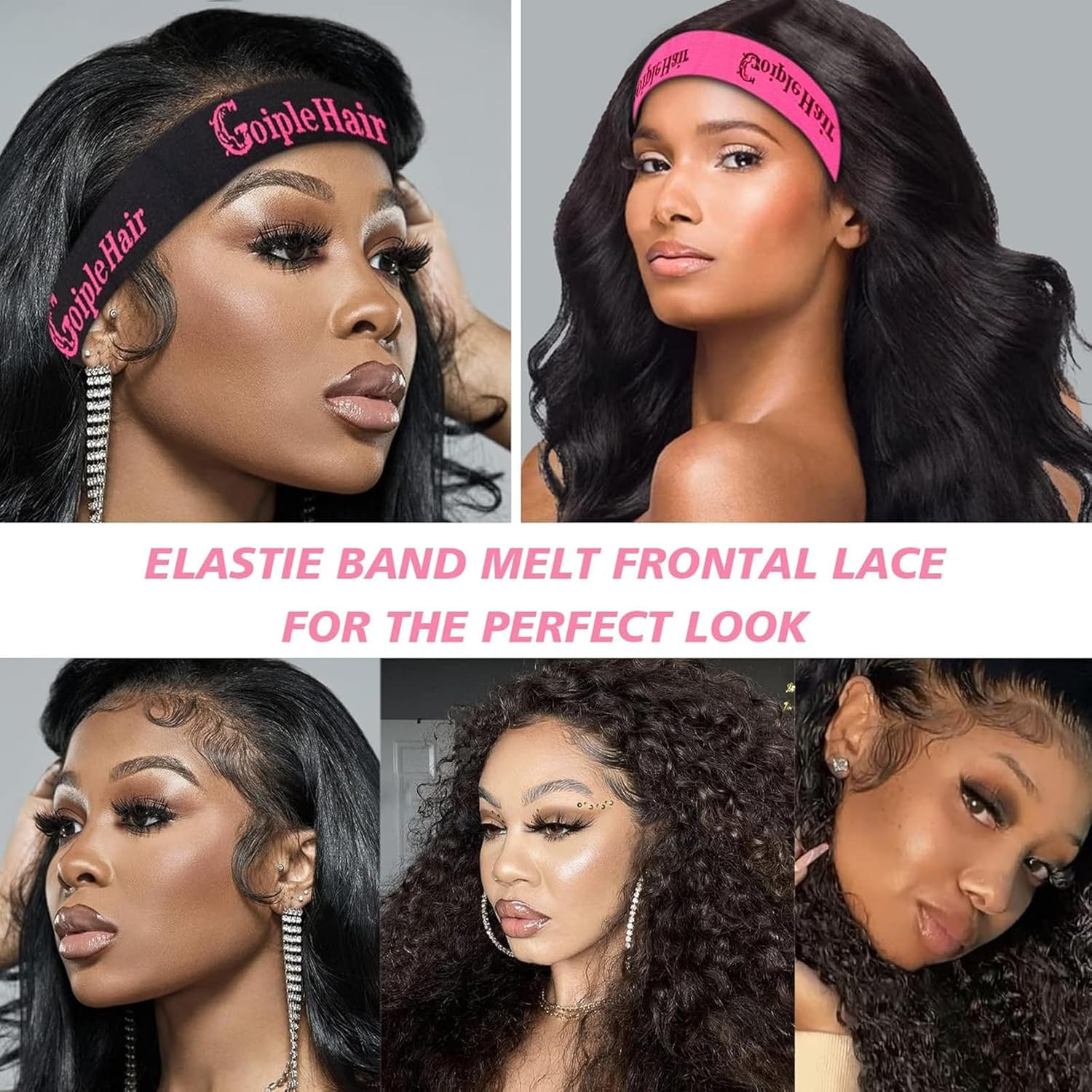 Lace Wig Glue Kit Lace Front Glue Kit for Wigs, Strong Hold Adhesive for Wigs an