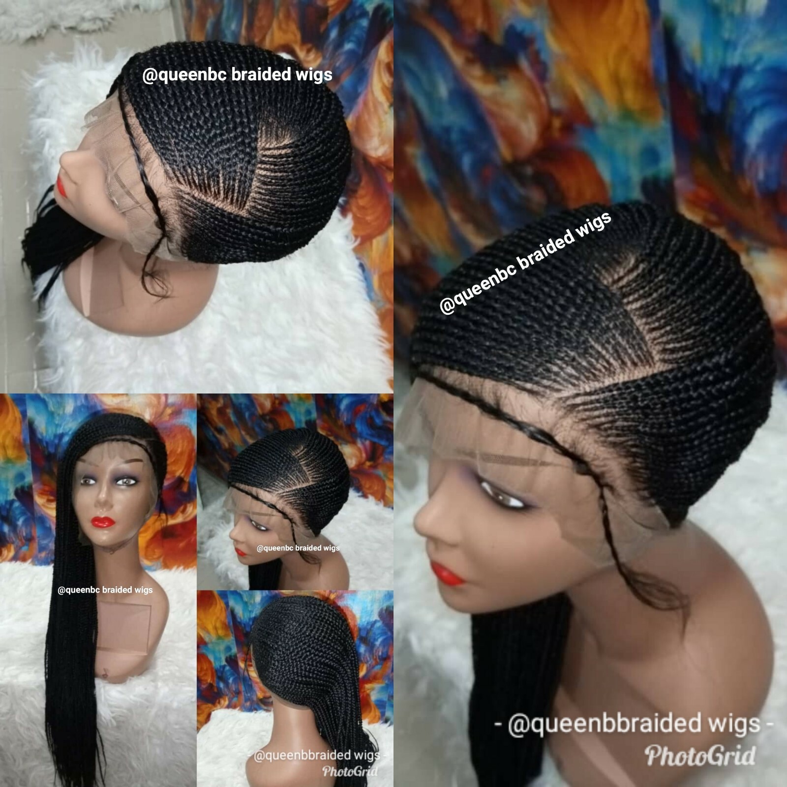Braided Wig :lemonade braids cornrows with lacefrontwig.pre-order only 2-3WEEKS